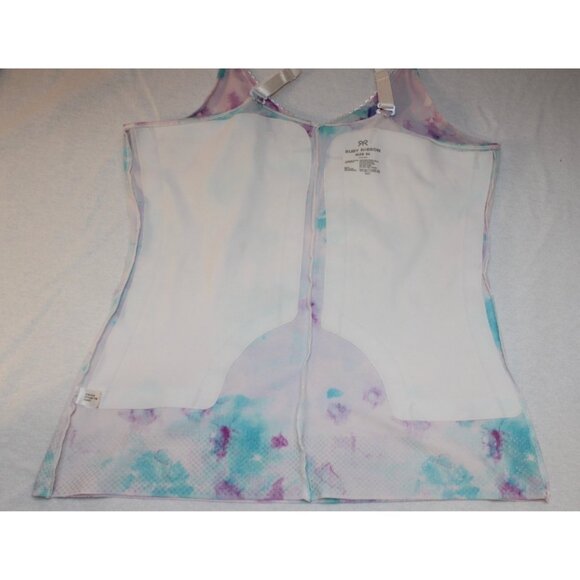 Ruby Ribbon Heritage Cami Style 1798 Tie Dye Shapewear Tank Size 34 Pastel - Picture 7 of 9